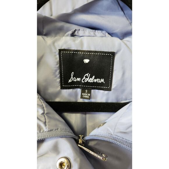 Sam Edelman Hooded Windbreaker Field Midi Anorak Utility Jacket Size Small NWOT - Picture 4 of 6